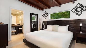 1 bedroom, desk, iron/ironing board, travel crib