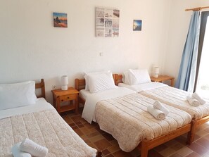 2 bedrooms, in-room safe, WiFi, bed sheets - Beautiful Sea View Apartment (Rhodes)