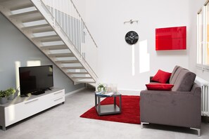 Télévision, lecteur de DVD, baby-foot, table de tennis de table