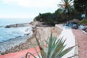 Nær stranden