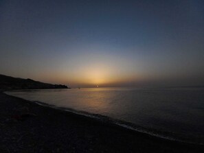 Vlak bij het strand