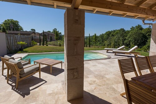 Villa Castelnau - air-conditioning & heated swimming pool  - villa X