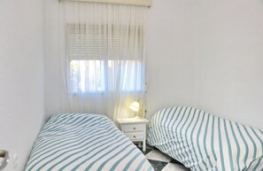 3 habitaciones y ropa de cama 