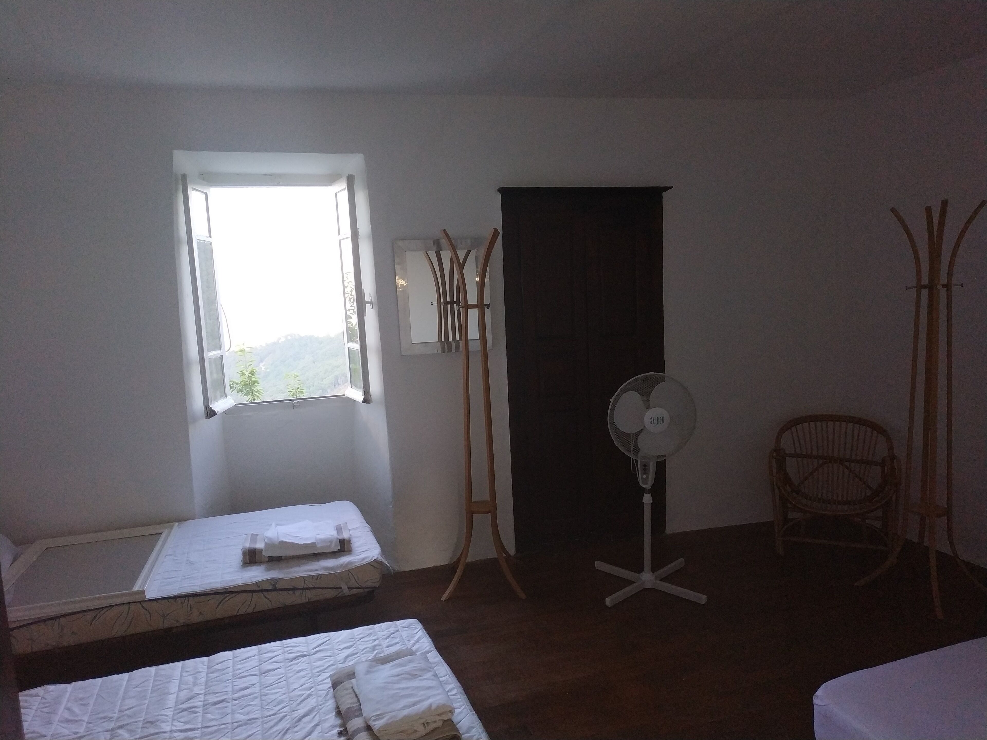 House of village between sea and mountain