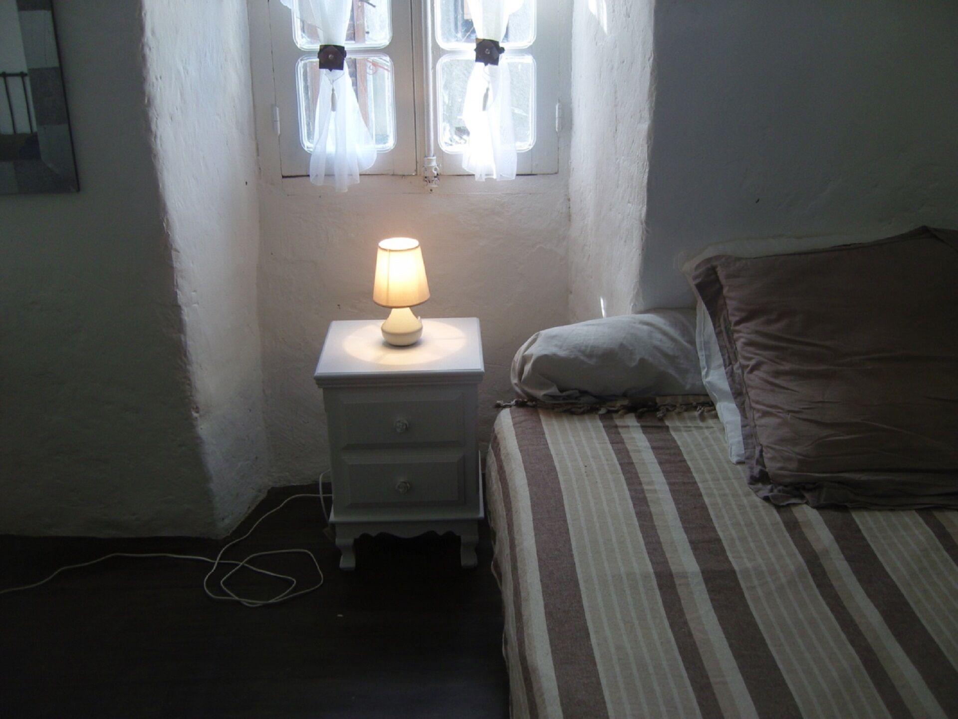 House of village between sea and mountain