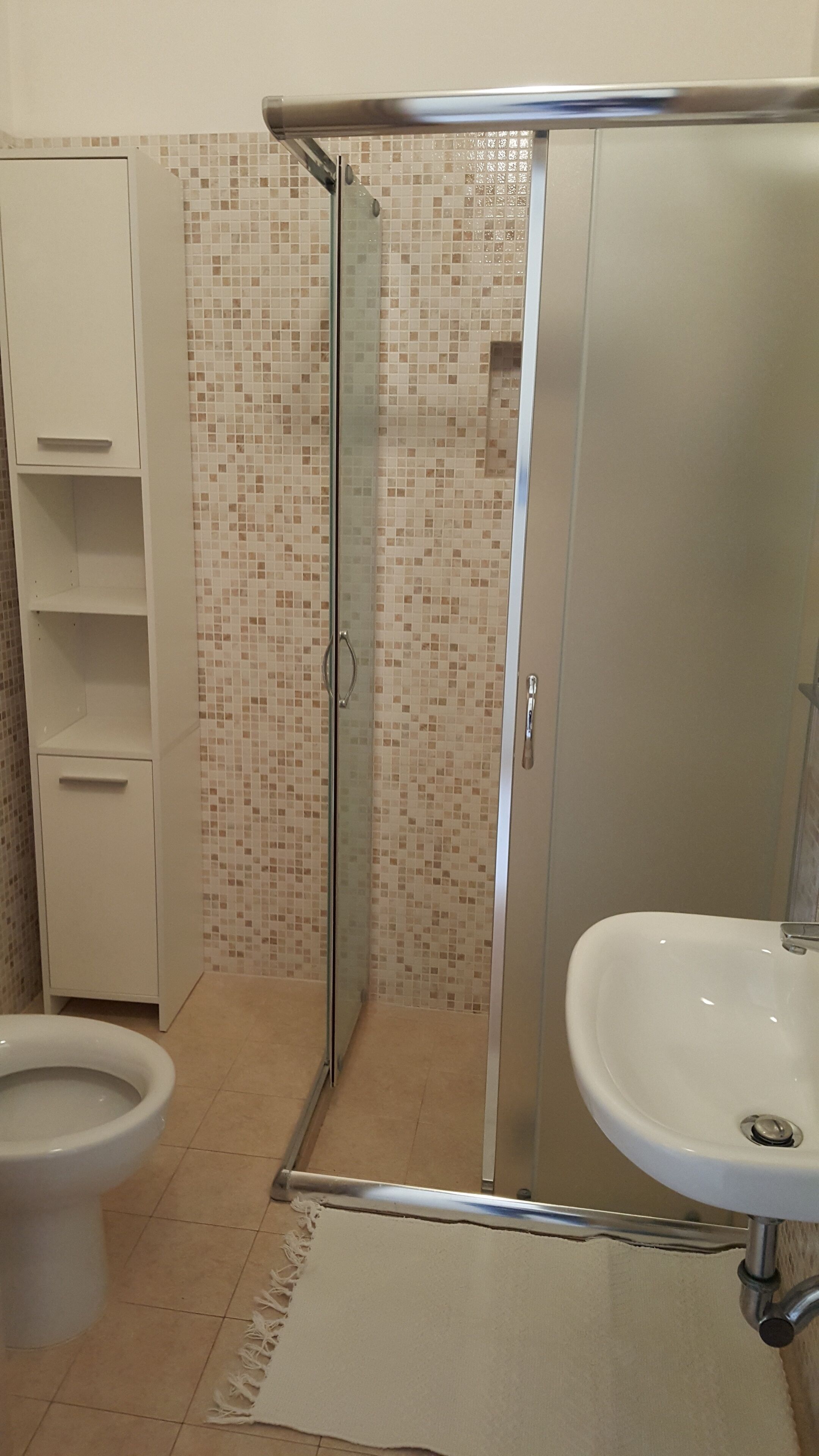 Dusche, Haartrockner, Bidet