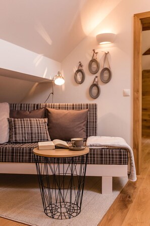 TV, fireplace, books, stereo - LUXURY APARTMENT in Mallnitz with Sauna - A (Mallnitz)