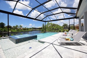 Una piscina climatizada