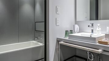 Free toiletries, hair dryer, slippers, bidet