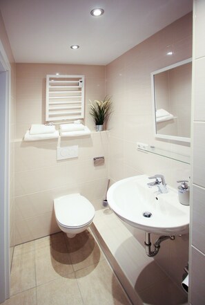 Sèche-cheveux, serviettes fournies