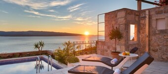 Casa de vacaciones en Murvica con Seaview, Terraza, Acondicionador, WIFI (3756-1)