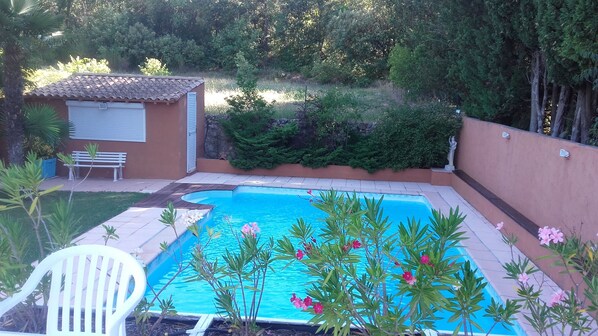 Outdoor pool - Total independent full foot studio in property with parking (Flayosc)