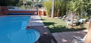 Outdoor pool - Total independent full foot studio in property with parking (Flayosc)