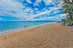 On the beach