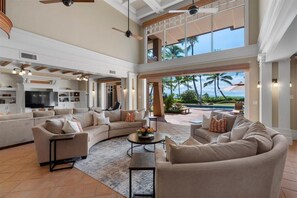 Smart TV, table football, ping pong, books