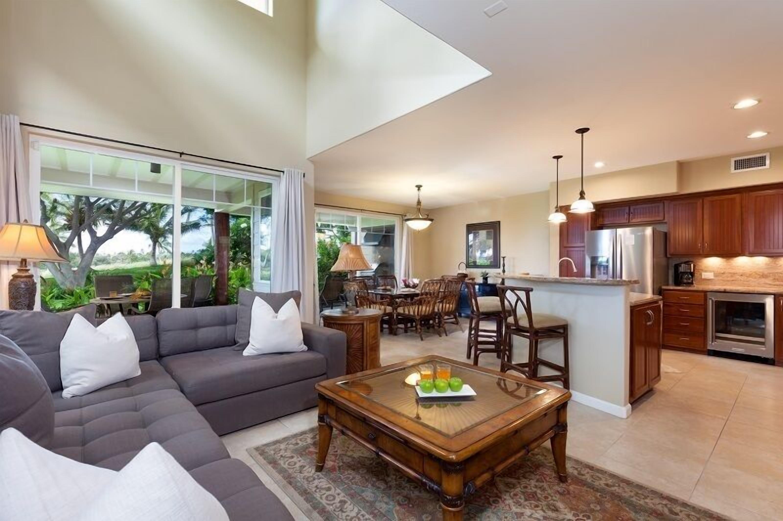 BBQ Grill on the lanai and Beach Gear Included!  Waikoloa Beach Villas G1