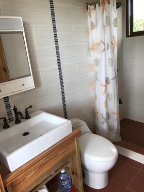 Towels, soap, toilet paper