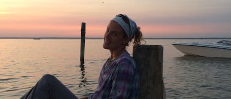 Blick von der Unterkunft