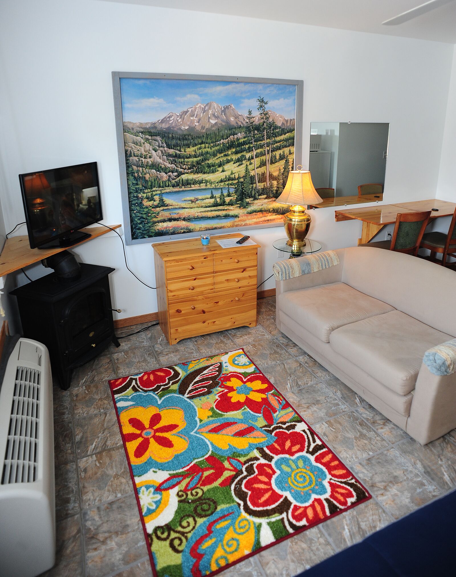 Unit #121 at the base of Schuss Mountain