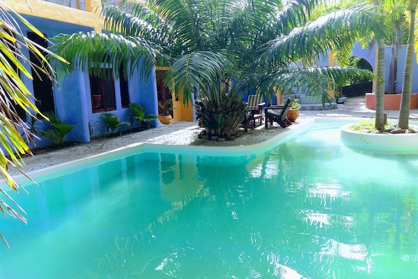 Piscina a la terrassa superior