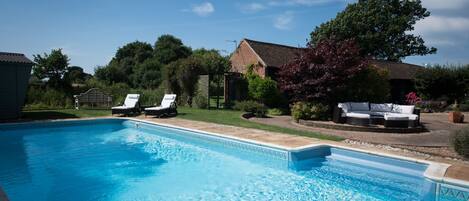 Una piscina climatizada
