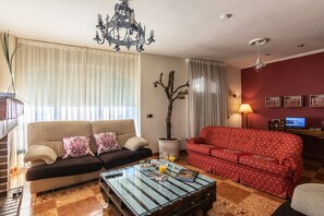 TV connectée, cheminée