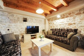 TV, fireplace, DVD player, ping pong