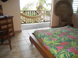 3 bedrooms, desk, iron/ironing board, travel cot