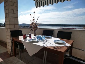 Outdoor dining - Blue apartment Jadro island Rab (Barbat)