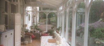 Abbotsham Court-part of former Manor House set in 2 acres close to SW coast path