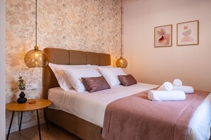 2 Schlafzimmer, Zimmersafe, kostenloses WLAN, Bettwäsche