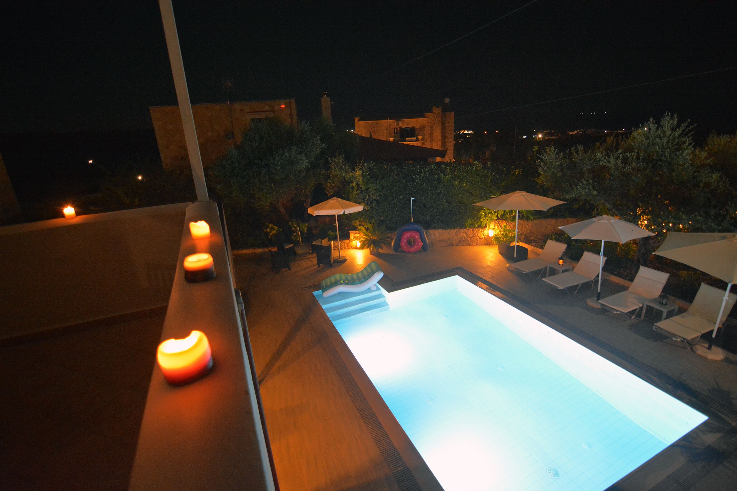 屋外プール、温水プール