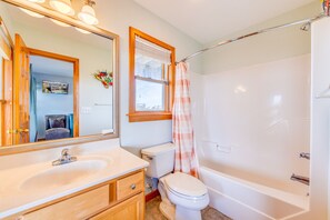 Towels, soap, toilet paper