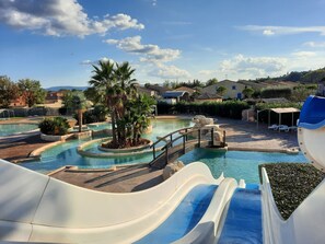Una piscina riscaldata