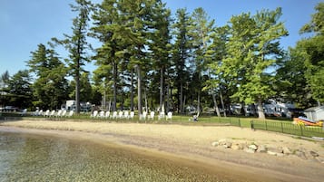 Liggestole, badehåndklæder