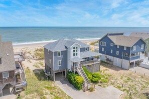 Exterior - Oceanfront - Dog Friendly, Pool, Hot tub, Game Room, Tiki Bar (Avon)