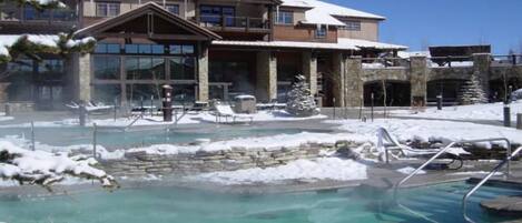 Indoor pool, outdoor pool