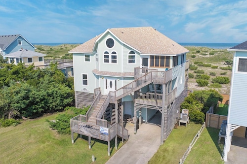 Oceanfront Dog Friendly Home w/ Private Pool, Hot Tub, Basketball, and Wet Bar