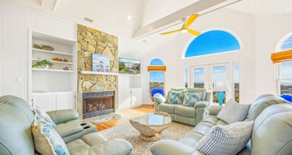 Our Beach House: Oceanfront Dog Friendly w/ Private Pool, Hot Tub, Basketball