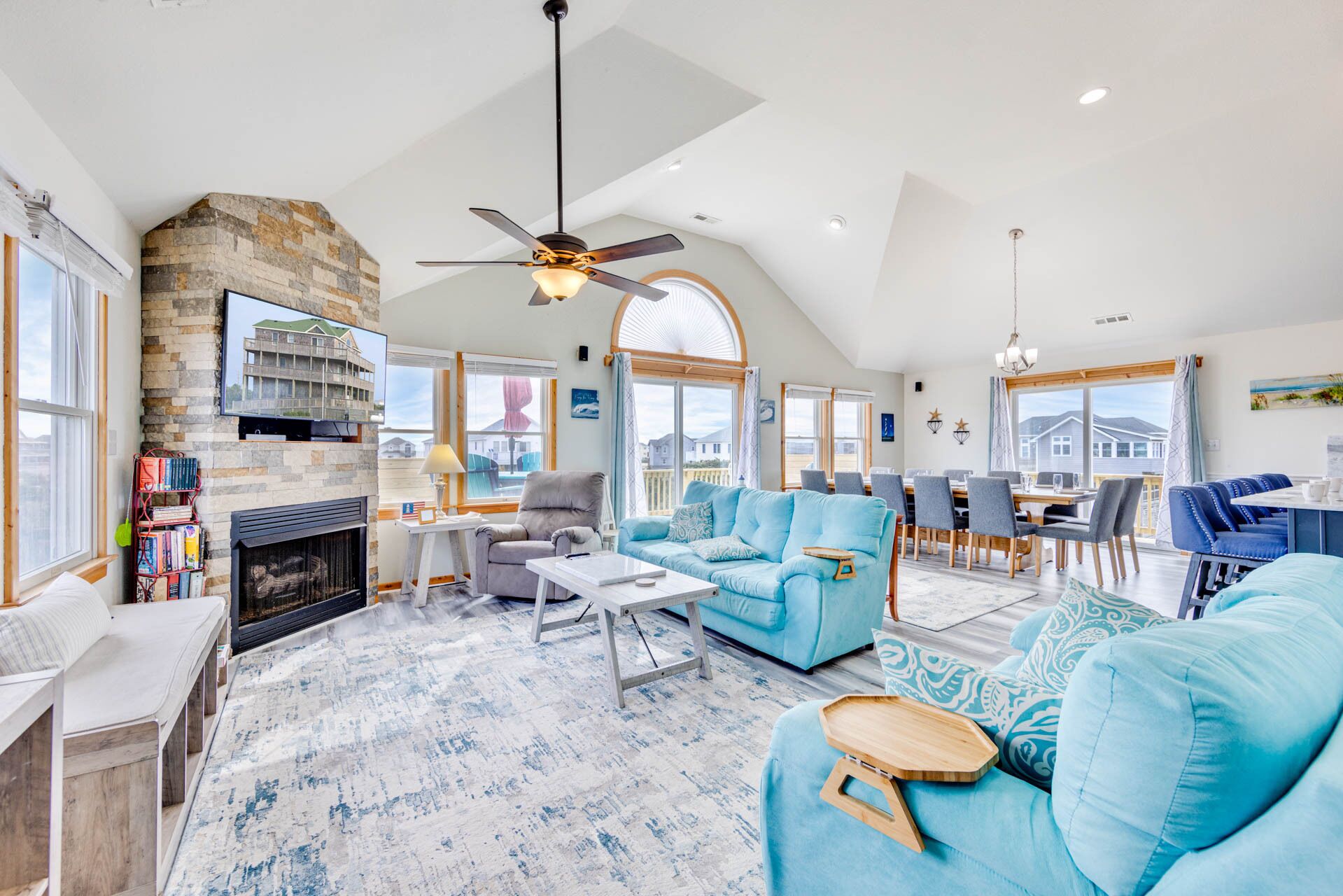 Smart TV, DVD player, foosball