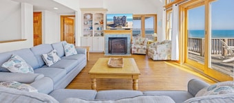 Premier Oceanfront Dog Friendly w/ Pool, Hot Tub, EV Charger, Elevator, Theater