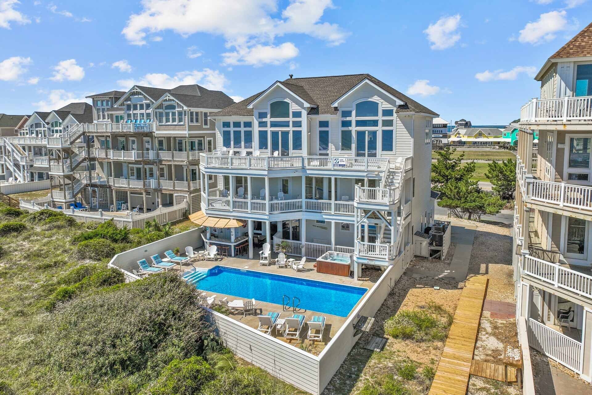 Unobstructed Oceanfront Views- Elevator, Pool, Hot Tub, Theater Rm, Dog Friendly