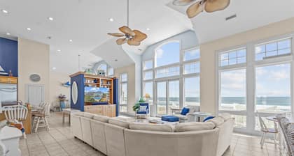 Premier Oceanfront Dog Friendly w/ Pool, Elevator, Hot Tub, Theater & Game Rooms