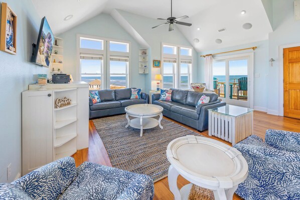 Smart TV, DVD player, video library