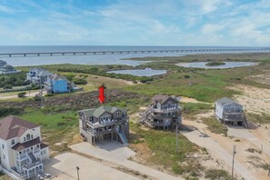 Exterior - Semi-Oceanfront Home w/ Hot Tub, Smart TVs, Community Tennis/Pickleball Courts (Rodanthe)