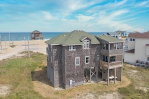 Exterior - Semi-Oceanfront Home w/ Hot Tub, Smart TVs, Community Tennis/Pickleball Courts (Rodanthe)