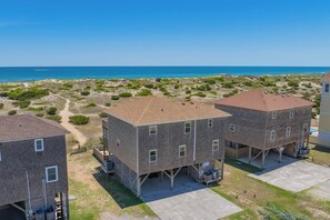 Exterior - Oceanfront Dog Friendly Home with Pool, Hot Tub, and Game Room (Salvo)