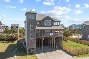 Exterior - Semi-Oceanfront Dog Friendly Home w/ Pool, Hot Tub, Game Room, Fenced Yard (Salvo)
