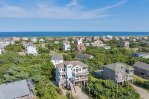 Exterior - Oceanview Dog Friendly Home w/ Private Pool, Hot Tub, Game Room, and Tiki Bar (Salvo)