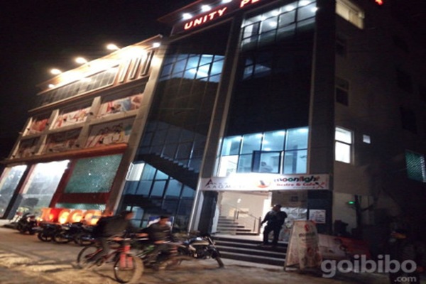 Front of property – evening/night